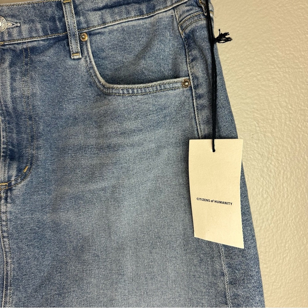 Revolve-Citizens of Humanity-Beatnik Mini Skirt in Lakely Sz 30 - Picture 5 of 12